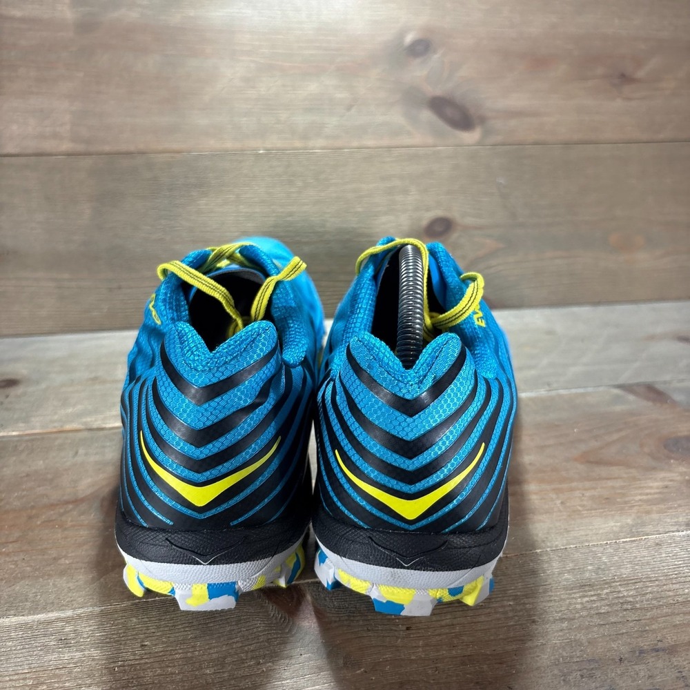 Hoka Evo Jawz Mens size 11.5 shoes Blue hiking Sole trail running shoes - Picture 5 of 9